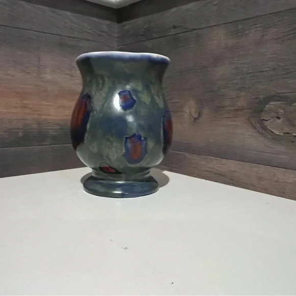 Vintage pair of 1973 KARE ceramic mugs stunning colors - Picture 6 of 9